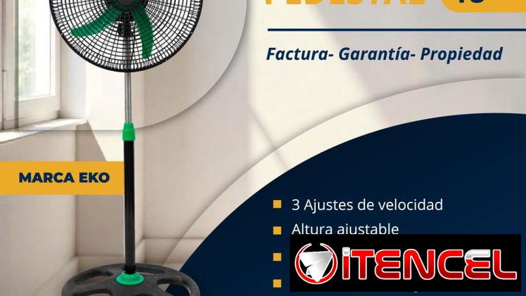 Ventilador de pedestal EKO 18″ 🚘 ENVÍO GRATIS