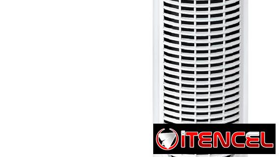 Ventilador oscilante de torre para toda la habitación con control remoto, color blanco y color negro-70usd