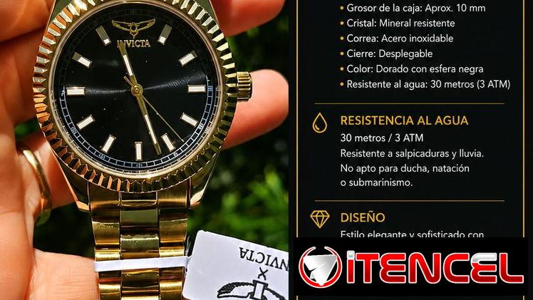 Reloj INVICTA Dorado Clasico