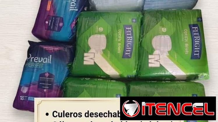 Pañales y sábanas desechables tipo  blumer y de pegueta talla M y
