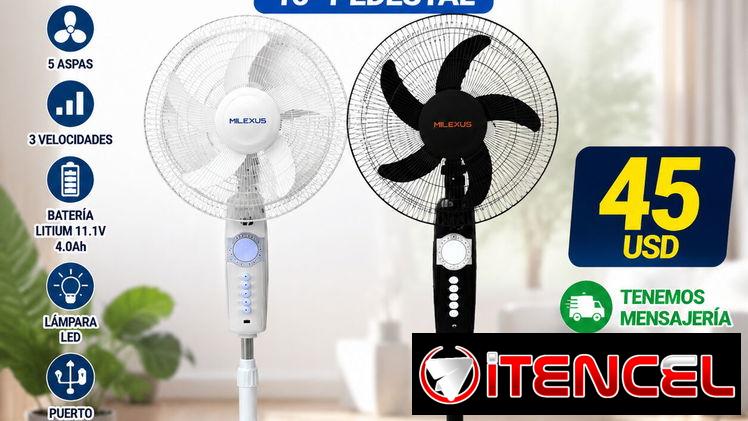 Ventilador recargable