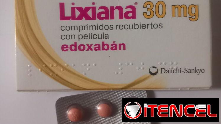 Edoxaban 30 mg blister de 14 tabletas