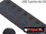 {7 puertos USB en una sola Regla}