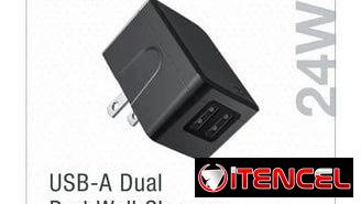 Quikcell Dual Port Wall Charger 2 USB-A x 12W-24W | videojuegoshabana.com