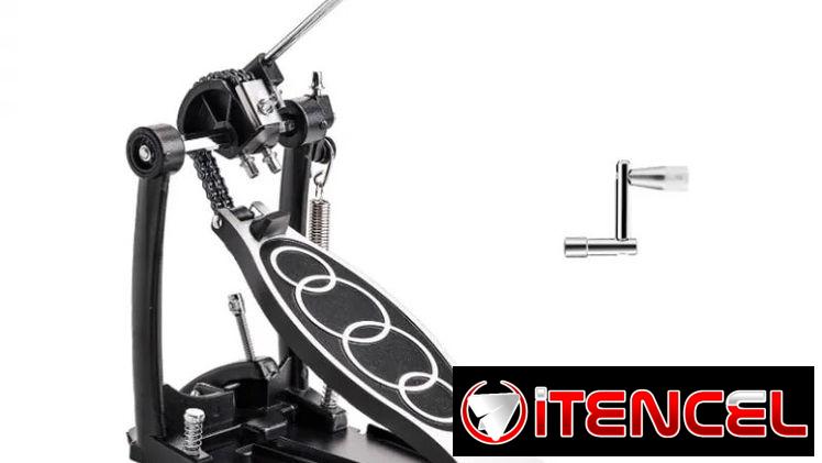 Kit de tambor de pedal de tambor, kit de tambor de repuesto de pedal, accesorio de tambor de pedal único, accesor