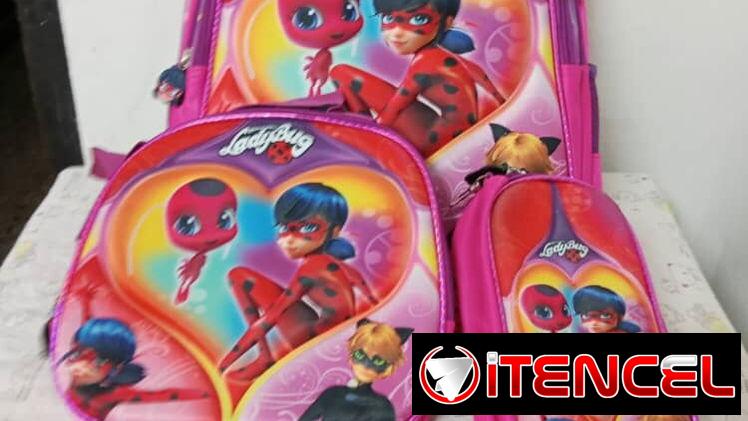 Mochilas ,merendero y cartuchera