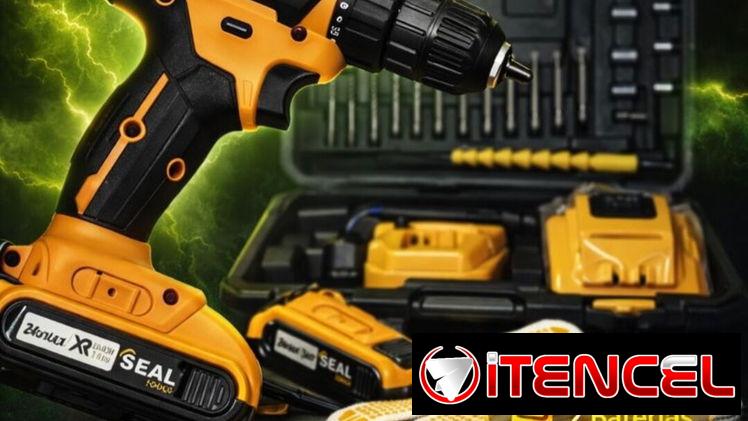 Taladro -Atornillador Inalambrico Marca:SealTools  2Bateriaz 24v 2.6AH Velocidades :18+1// movil 5 9757936
