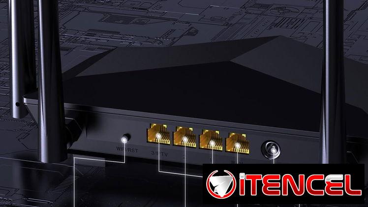 Tenda N300 Router WIFI inalámbrico con antena de alta potencia 5dBi (F3), Negro