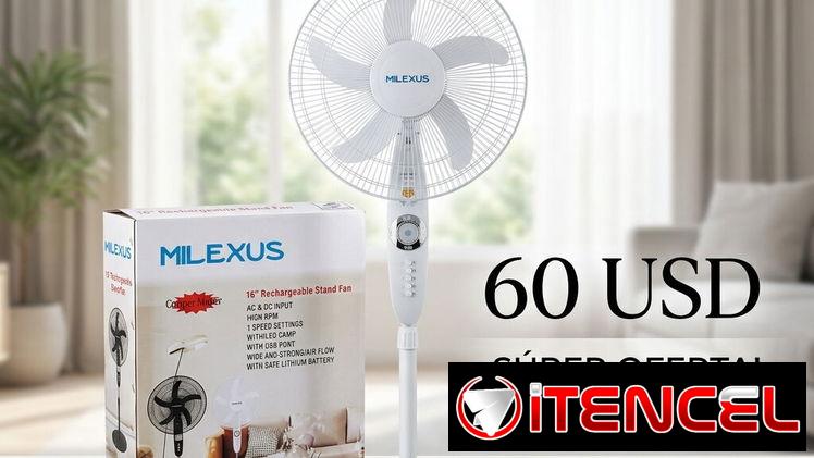 Ventilador recargable