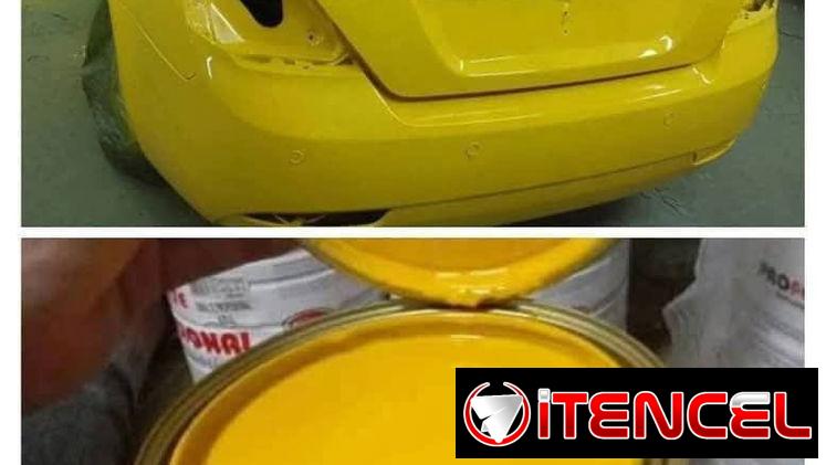 Pintura para autos con acabado brillante