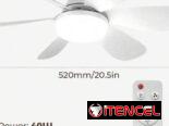 Ventilador de techo bombillo con socket