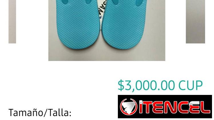 Chancletas números del 30 al 35