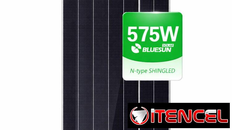 Panel fotovoltaico Mono single- face Half Cell Bluesun 575Wp
