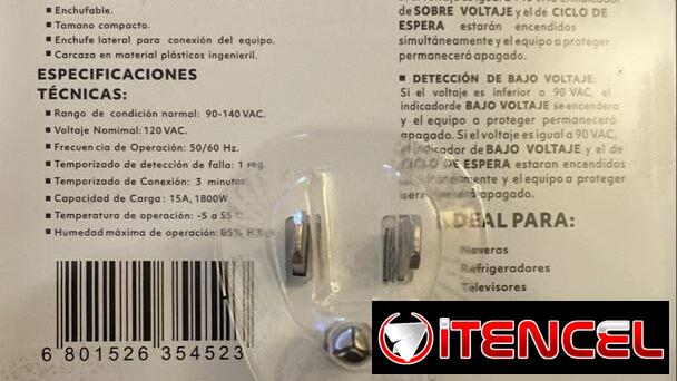 🏠Cuida de los equipos tú hogar con nuestro 🔌Protector de voltaje ideal para todo tipo de electrodomésticos