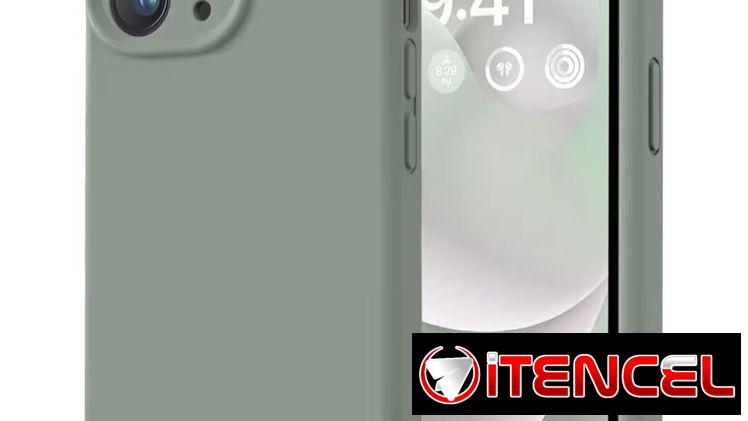 * Protector LOVE 3000 Funda Premium de Silicona para iPhone 13 Pro Max – Calke Green