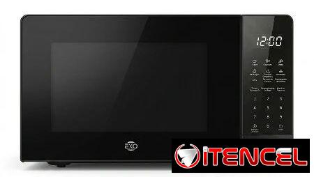 HORNO MICROONDAS EKO NEGROS Y PLATEADOS EFECTO ESPEJO NUEV0S EN CAJA!!!