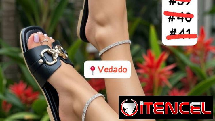 SANDALIAS DE MUJER MODELO LAZO NEGRO