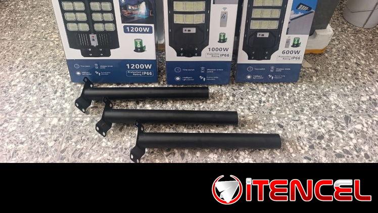 Lámparas recargables con panel