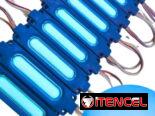 Válvulas led azules o rojas