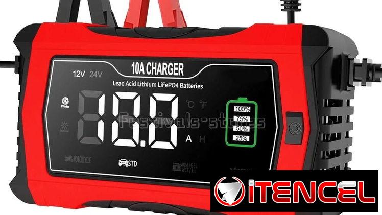 Tunder Cargador de batería de 10ah LifePo4
