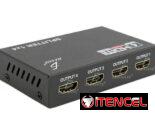 Splitter Hdmi 1×4 1080P Divisor Señal Amplificador Tv Monitor