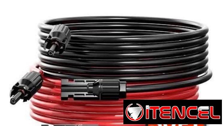 CABLE EXTENCION DE 6 M , MC4 PARA PANEL SOLAR