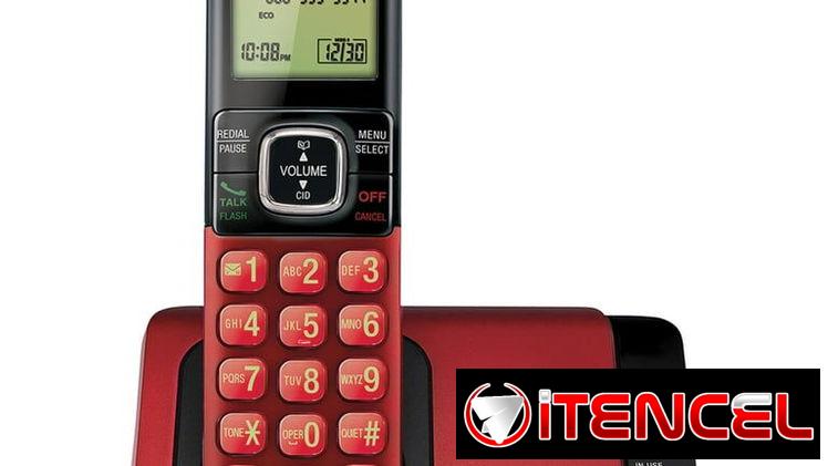 VTech CS6719-16 Sistema Telefónico Inalámbrico con Identificación de Llamada/llamada en Espera Rojo