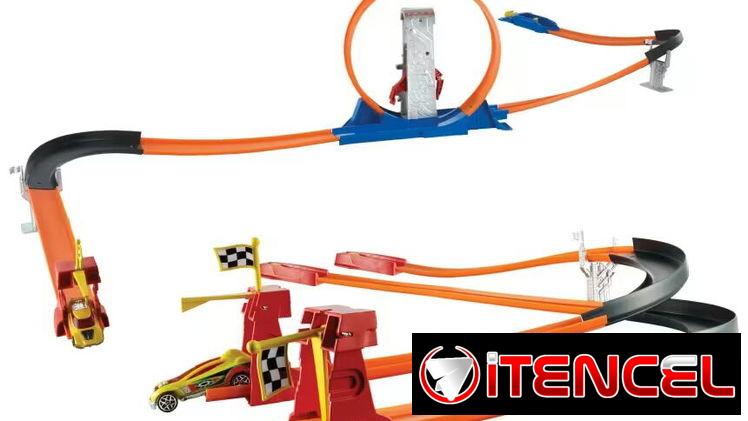 Pista HOT WHEELS/ carros sueltos / set de 5 carros / impulsor dinosaurio ‼️