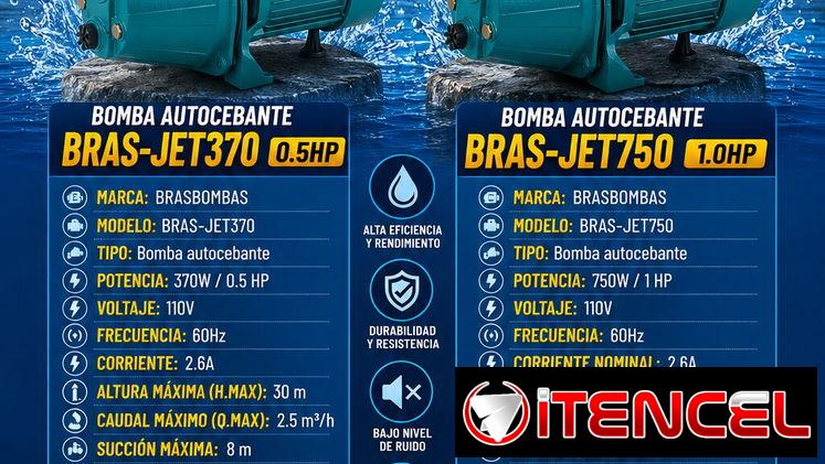 💧AUTOCEBANTE💧2 OFERTAS DE BOMBAS DE AGUA AUTOCEBANTE BLAS-JET 0.5 – 1 HP. 📲 54833699