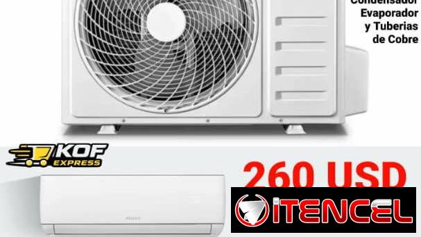 ❄️ Aire Acondicionado MILEXUS 1 Tonelada – 12000 BTU NO INVERTER – $260 USD
