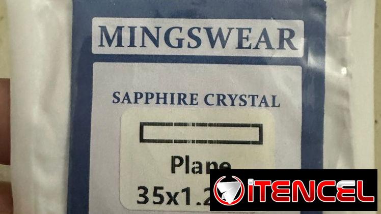 Cristal Zafiro reemplazo  para reloj