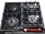 Cocina Milexus empotrable de 3 hornillas de gas + 1 hornilla infrarroja (MENSAJERIA INCLUIDA)