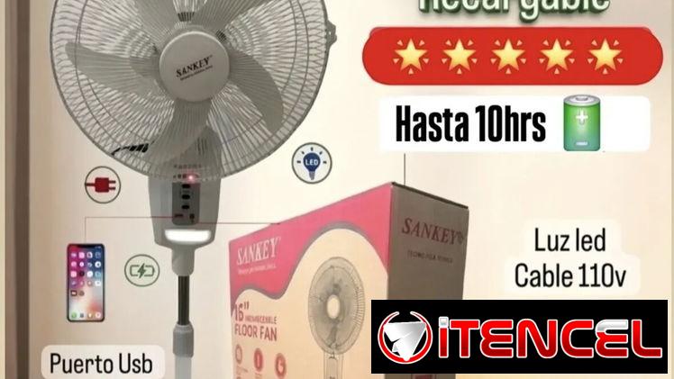 Ventilador 16″ recargables Sankey FN-17BAT10