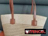 Cartera de verano de rayas