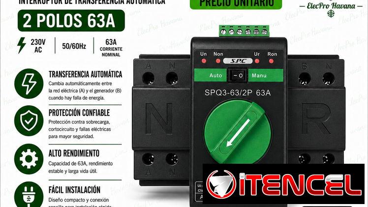 Transfer automatico, inversor, mc4, tarjetas para inversores