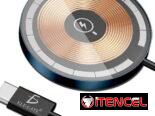 Cargador Inalámbrico 15W, Carga rápida. Marca Ele-Gate. Alimentación TipoC. Nuevos de pqte en su caja. 52759786