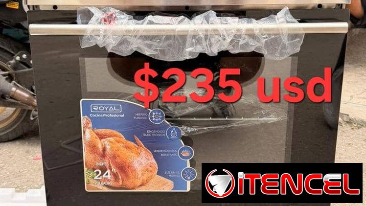 👩‍🍳👨‍🍳🍳Cocina Royal 24″ con horno y 4 hornillas ‼️53220916
