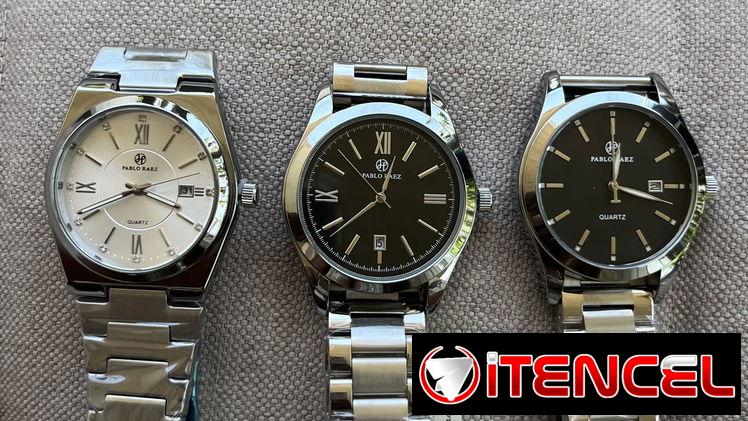 Nuevoo en su caja !! Reloj de hombre Pablo Raez de acero inoxidable