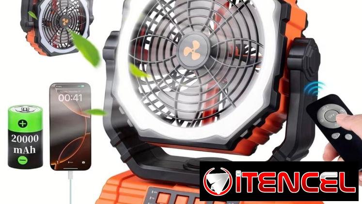 Ventilador recargable