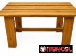 Mesita de centro para terraza de madera