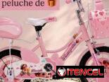 Bicicletas. Medida 16. Peluche de regalo con compra.