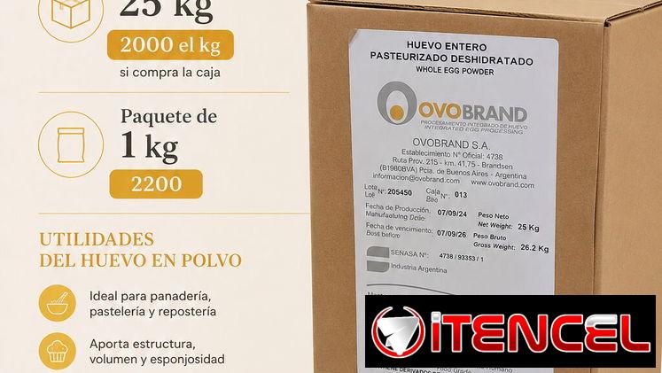 Caja Huevo en polvo