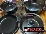 Combo de cocina de inducción + 1 cazuela + set de 7 piezas de cazuelas
