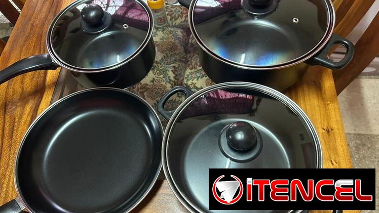 Combo de cocina de inducción + 1 cazuela + set de 7 piezas de cazuelas