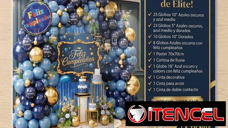 Set de cumpleaños, también podemos crearlo a si imaginación