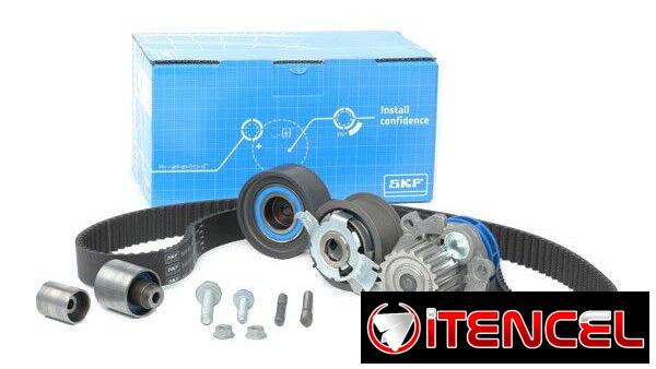 Kit correa distribución y bomba agua para Audi VW Seat y Skoda