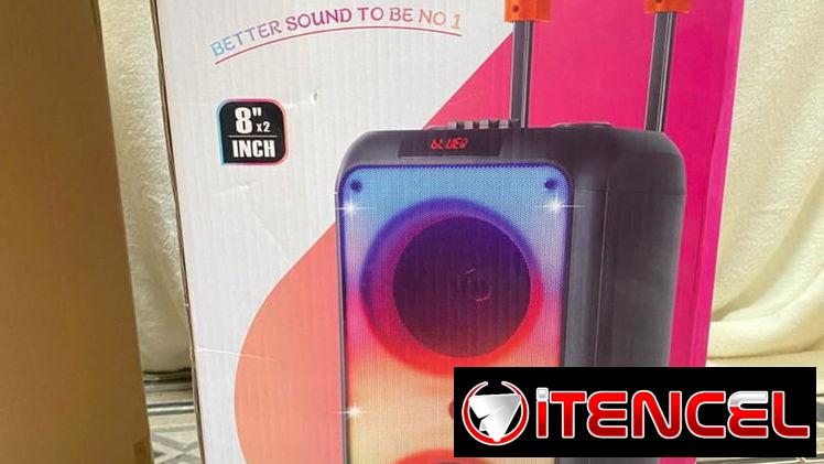 🔊 BOCINA 8″🔊CON MICROFONO 6000W PMPO. SERVICIO DE MENSAJERÍA CON FACTURA Y GARANTÍA. TLF 54833699