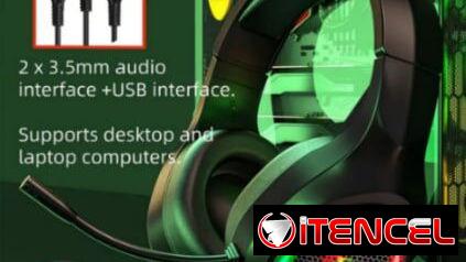 🎧 Auriculares Gamer USB para PC – Sonido Envolvente + Estilo LED