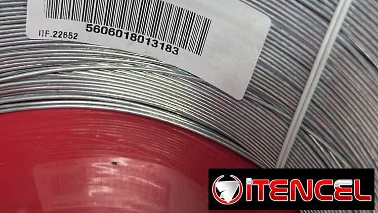 ROLLO DE ALAMBRE GALVANIZADO 1,3MM 5 kg, longitud 480m PARA AMARRAR CABILLA