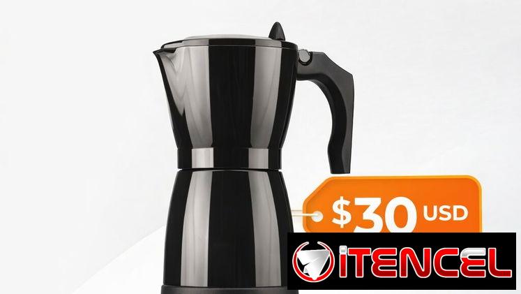 CAFETERA ELECTRICA ROYAL NEGRA